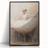 Framed abstract figurative wall art in black acrylic, showcasing dynamic shapes and fluid lines, ideal for contemporary home decor.