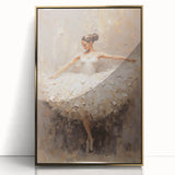 Framed abstract figurative wall art featuring a gold-accented design with vivid colors, ideal for modern decor. This acrylic piece adds elegance to any room.