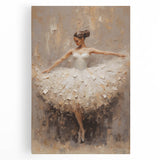 Abstract figurative wall art on stretched canvas showcasing vibrant colors and dynamic shapes, perfect for modern home decor, enhancing any living space's aesthetic.