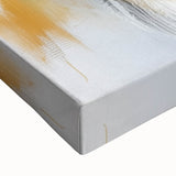 Geometric Abstract Wall Decor – Royal Motion in Gold & Blue