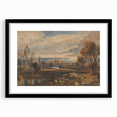 Rococo Art Pastoral Scene with Trees and Sheep - Classic Art Prints