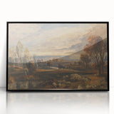 Rococo Art Pastoral Scene with Trees and Sheep - Classic Art Prints