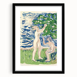 Expressionist Artwork – Girls Picking Apples by Edvard Munch Print