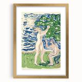 Expressionist Artwork – Girls Picking Apples by Edvard Munch Print