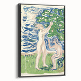 Expressionist Artwork – Girls Picking Apples by Edvard Munch Print