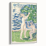 Expressionist Artwork – Girls Picking Apples by Edvard Munch Print