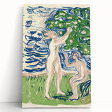 Expressionist Artwork – Girls Picking Apples by Edvard Munch Print