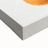 Large art featuring a close-up of various fruits in black and white on a stretched canvas, ideal for bedroom wall decor.