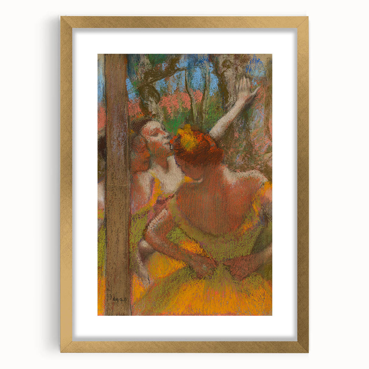 Impressionist Wall Art: Edgar Degas' Vibrant Dancers 1896 Print
