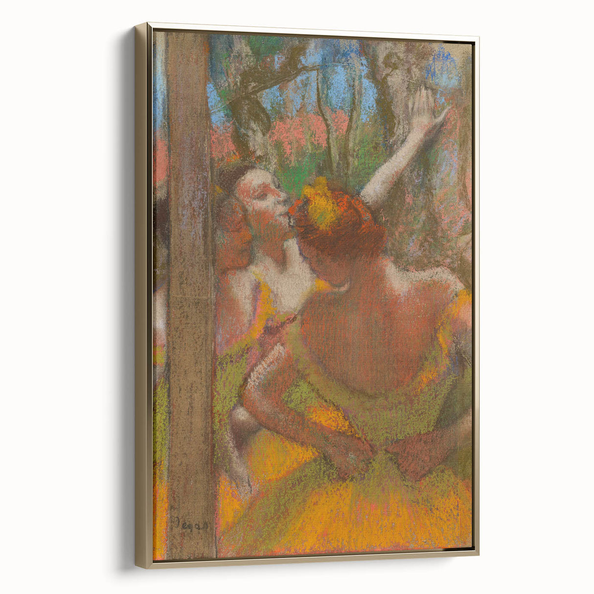 Impressionist Wall Art: Edgar Degas' Vibrant Dancers 1896 Print