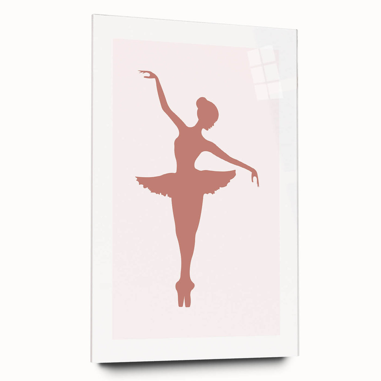 Ballet Dancer Silhouette Kids Room Print - Nursery Wall Art