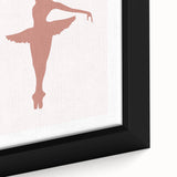 Ballet Dancer Silhouette Kids Room Print - Nursery Wall Art