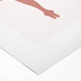 Ballet Dancer Silhouette Kids Room Print - Nursery Wall Art