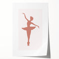 Ballet Dancer Silhouette Kids Room Print - Nursery Wall Art