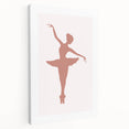 Ballet Dancer Silhouette Kids Room Print - Nursery Wall Art
