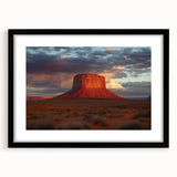 Black-framed landscape artwork featuring majestic canyons, showcasing vibrant colors and intricate details, perfect for home decor or office settings.