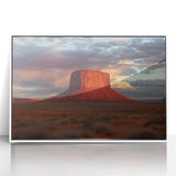 Framed acrylic artwork showcasing a stunning landscape of canyons, featuring vibrant earthy tones and intricate details, perfect for enhancing home decor.