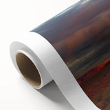 Stunning rolled canvas artwork depicting vibrant canyons in a desert landscape, showcasing rich colors and intricate details, perfect for home decor or art collectors.