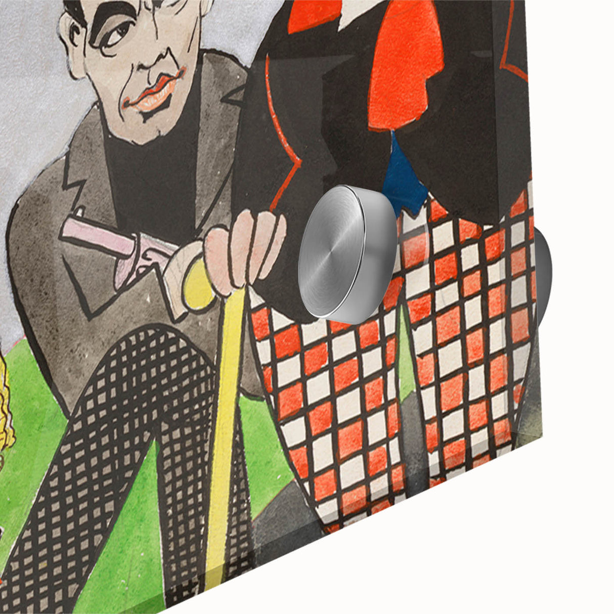 Modern Wall Art – Vibrant Mural Study with Unique Contemporary Characters