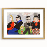 Modern Wall Art – Vibrant Mural Study with Unique Contemporary Characters