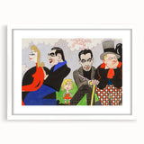 Modern Wall Art – Vibrant Mural Study with Unique Contemporary Characters