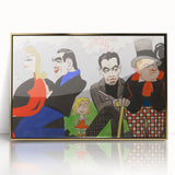 Modern Wall Art – Vibrant Mural Study with Unique Contemporary Characters