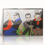 Modern Wall Art – Vibrant Mural Study with Unique Contemporary Characters