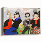 Modern Wall Art – Vibrant Mural Study with Unique Contemporary Characters