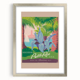Vintage Puerto Rico Travel Poster - Discover the Americas