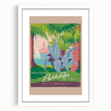 Vintage Puerto Rico Travel Poster - Discover the Americas