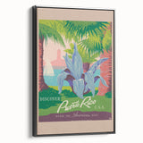 Vintage Puerto Rico Travel Poster - Discover the Americas