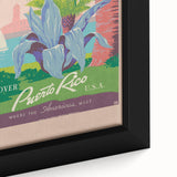 Vintage Puerto Rico Travel Poster - Discover the Americas