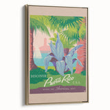 Vintage Puerto Rico Travel Poster - Discover the Americas