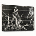 Dempsey and Firpo Realism Art Print - George Bellows Boxing Illustration