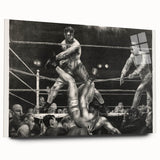 Dempsey and Firpo Realism Art Print - George Bellows Boxing Illustration