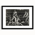 Dempsey and Firpo Realism Art Print - George Bellows Boxing Illustration