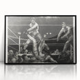 Dempsey and Firpo Realism Art Print - George Bellows Boxing Illustration