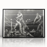 Dempsey and Firpo Realism Art Print - George Bellows Boxing Illustration