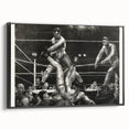 Dempsey and Firpo Realism Art Print - George Bellows Boxing Illustration