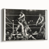 Dempsey and Firpo Realism Art Print - George Bellows Boxing Illustration