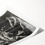 Dempsey and Firpo Realism Art Print - George Bellows Boxing Illustration
