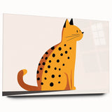 Spotted Cat Illustration – Boys Room Wall Art