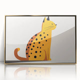 Spotted Cat Illustration – Boys Room Wall Art