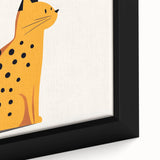 Spotted Cat Illustration – Boys Room Wall Art