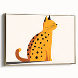 Spotted Cat Illustration – Boys Room Wall Art