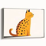 Spotted Cat Illustration – Boys Room Wall Art