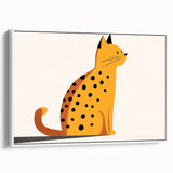 Spotted Cat Illustration – Boys Room Wall Art