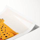 Spotted Cat Illustration – Boys Room Wall Art