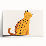 Spotted Cat Illustration – Boys Room Wall Art