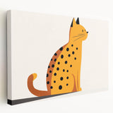 Spotted Cat Illustration – Boys Room Wall Art